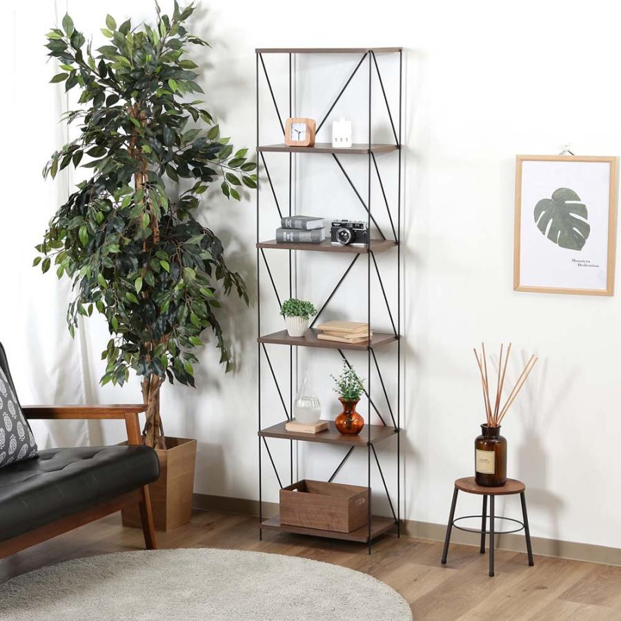 不二貿易 EZBO ワイヤーラック 6段 40幅 ミドルブラウン 77546 | 不二貿易 | 06