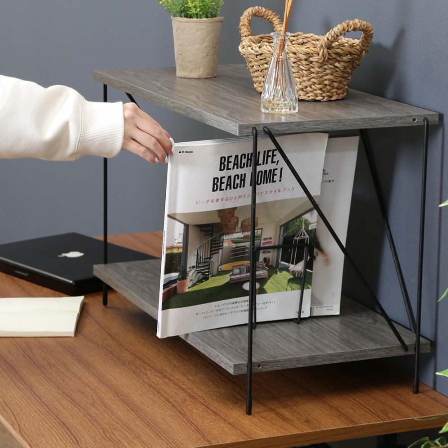 不二貿易 EZBO ワイヤーラック 2段 60幅 グレー 77549 | 不二貿易 | 04