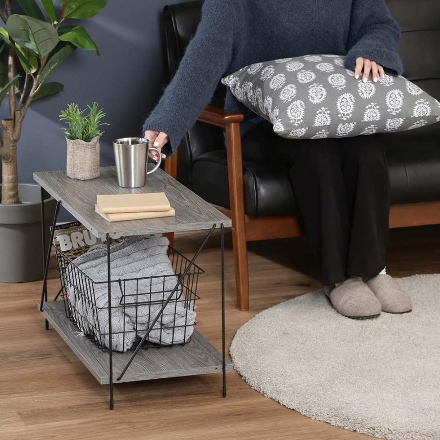 不二貿易 EZBO ワイヤーラック 2段 60幅 グレー 77549 | 不二貿易 | 05