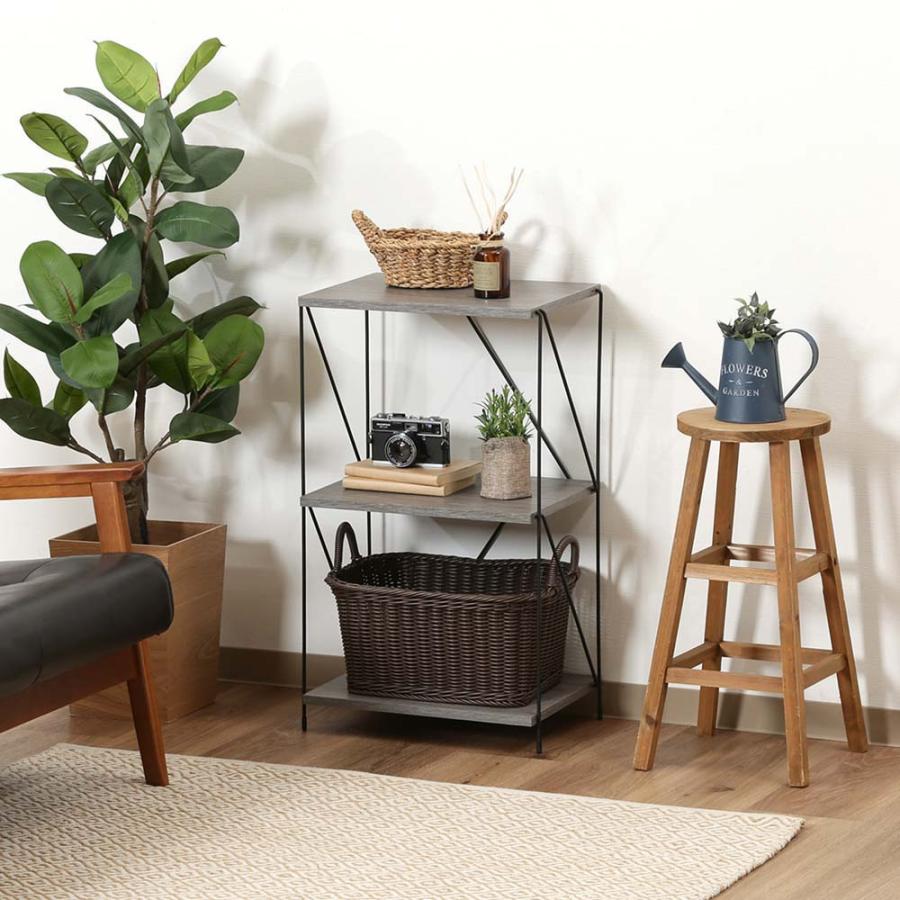 不二貿易 EZBO ワイヤーラック 3段 40幅 グレー 77550 | 不二貿易 | 06