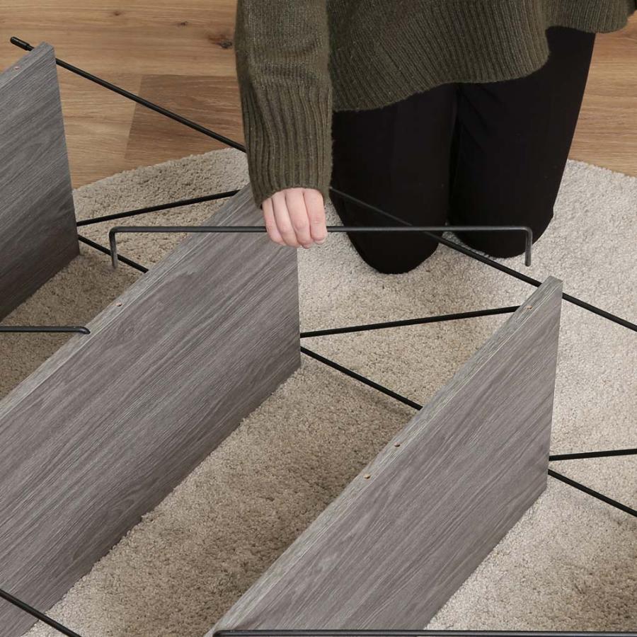 不二貿易 EZBO ワイヤーラック 4段 60幅 グレー 77553 | 不二貿易 | 03