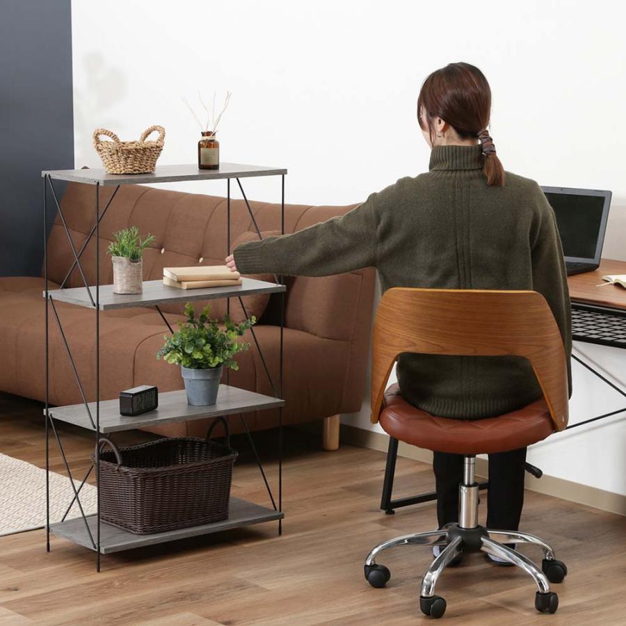 不二貿易 EZBO ワイヤーラック 4段 60幅 グレー 77553 | 不二貿易 | 05