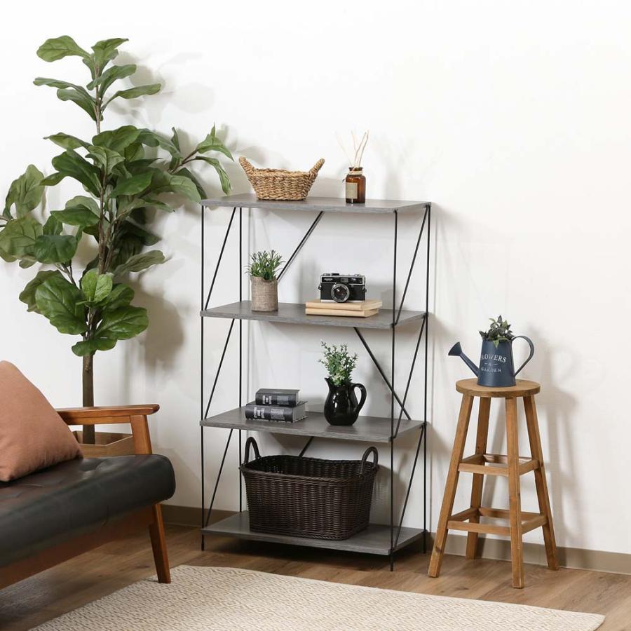 不二貿易 EZBO ワイヤーラック 4段 60幅 グレー 77553 | 不二貿易 | 06