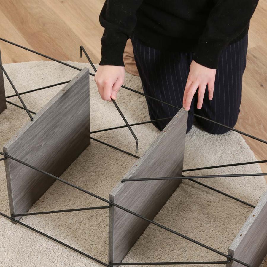 不二貿易 EZBO ワイヤーラック 5段 40幅 グレー 77554 | 不二貿易 | 03