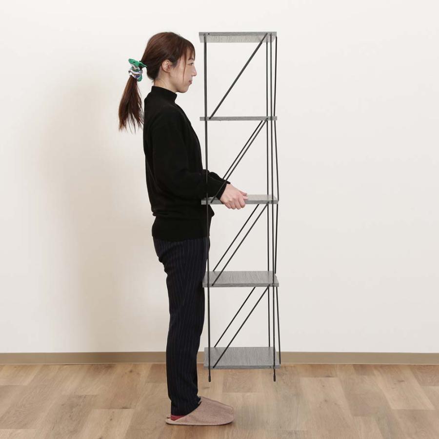 不二貿易 EZBO ワイヤーラック 5段 40幅 グレー 77554 | 不二貿易 | 05