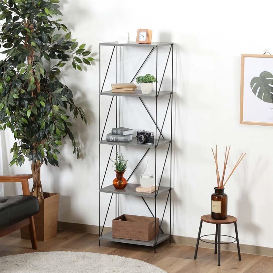 不二貿易 EZBO ワイヤーラック 5段 40幅 グレー 77554 | 不二貿易 | 06