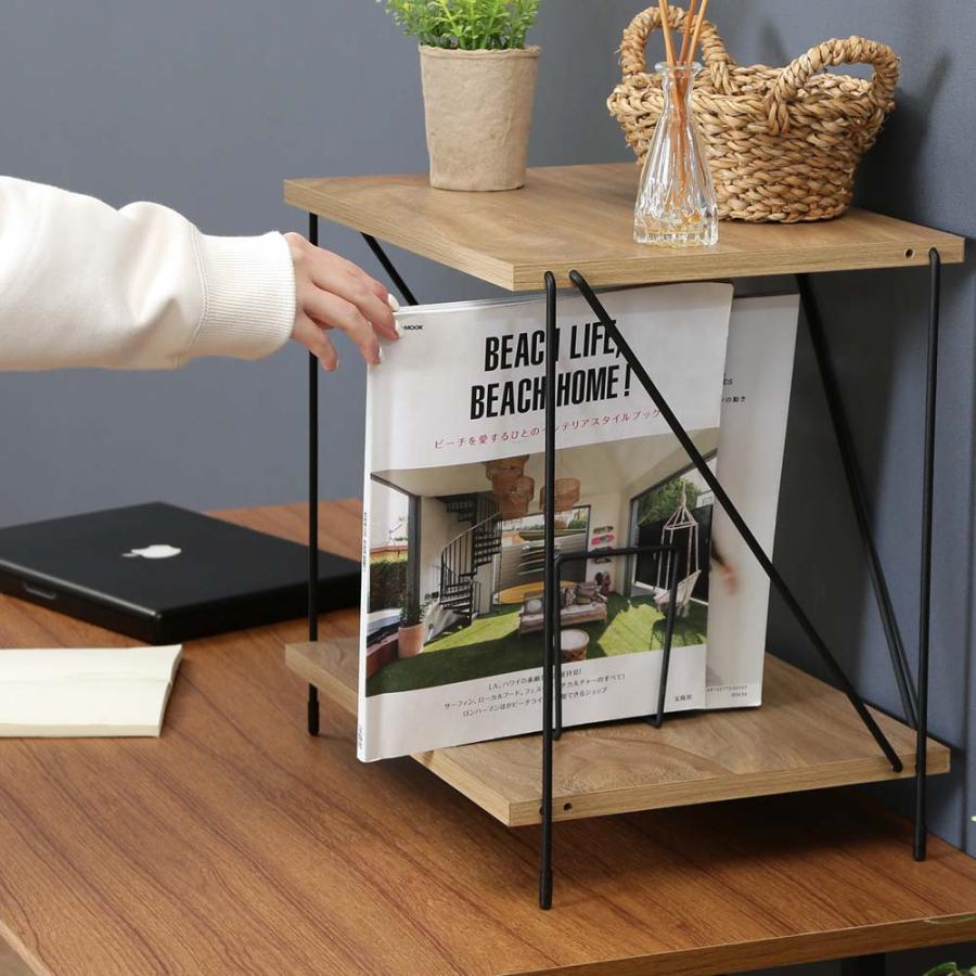 不二貿易 EZBO ワイヤーラック 2段 40幅 オークナチュラル 77558 | 不二貿易 | 04