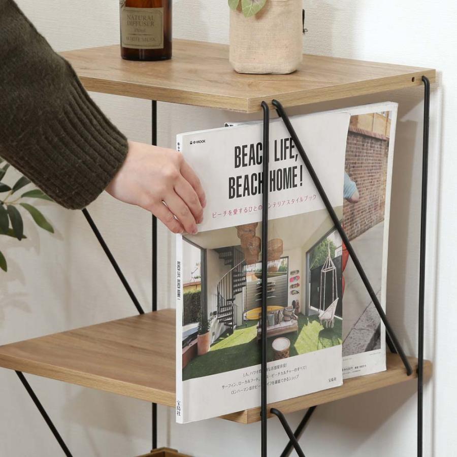 不二貿易 EZBO ワイヤーラック 3段 40幅 オークナチュラル 77560 | 不二貿易 | 04