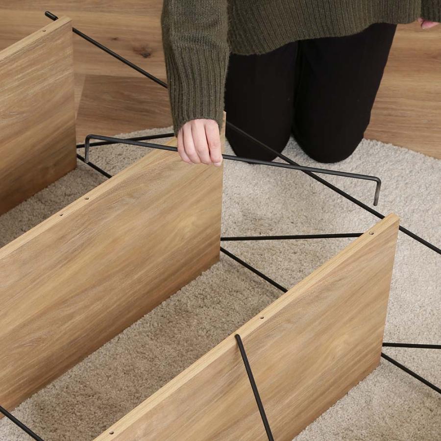 不二貿易 EZBO ワイヤーラック 4段 60幅 オークナチュラル 77563 | 不二貿易 | 03