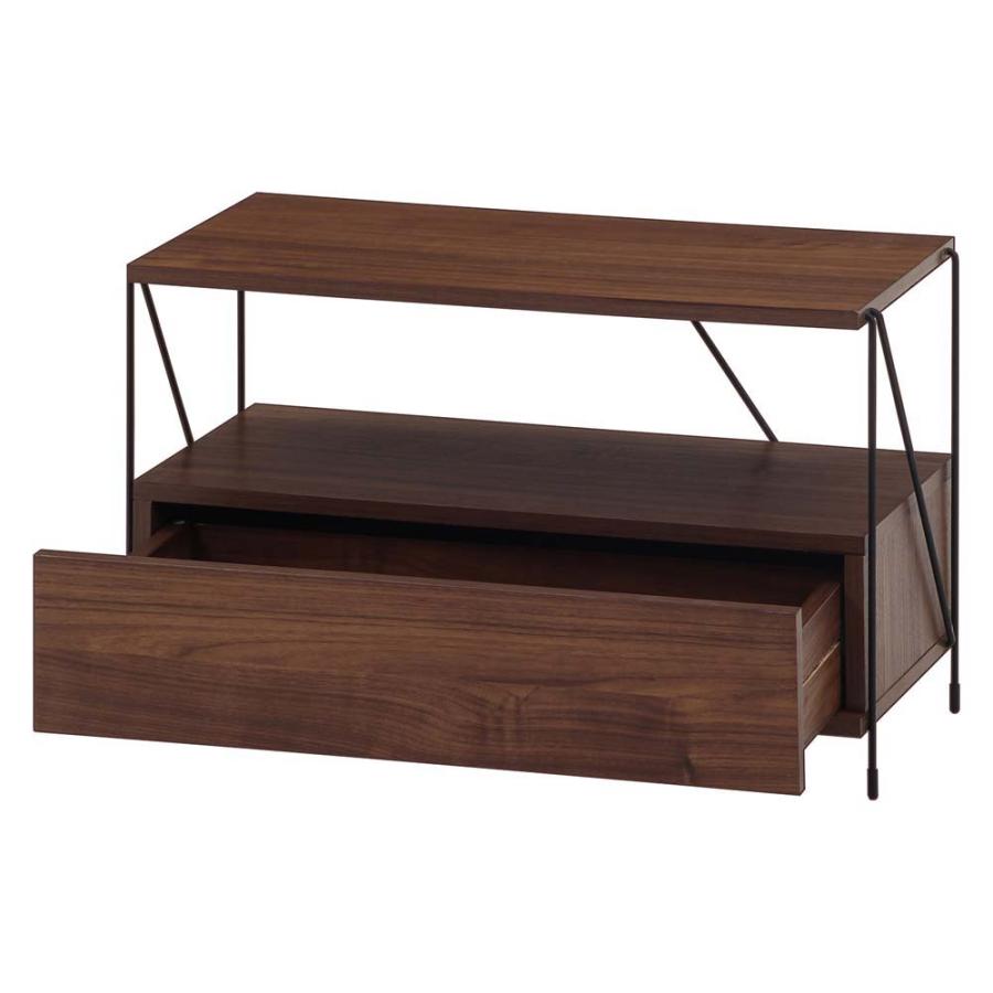 不二貿易 EZBO ワイヤー TVラック ミドルブラウン 77568 | 不二貿易 | 01