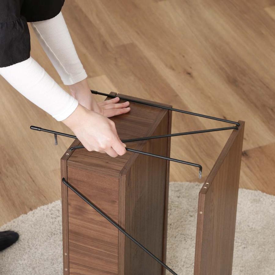 不二貿易 EZBO ワイヤー TVラック ミドルブラウン 77568 | 不二貿易 | 03