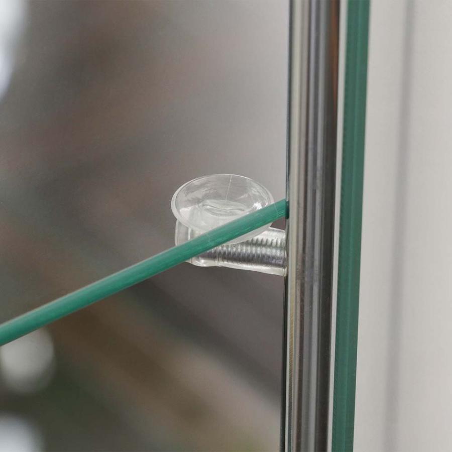 不二貿易 ガラスコレクションケース コーナータイプ(背面ミラー付き) 98846 | 不二貿易 | 03