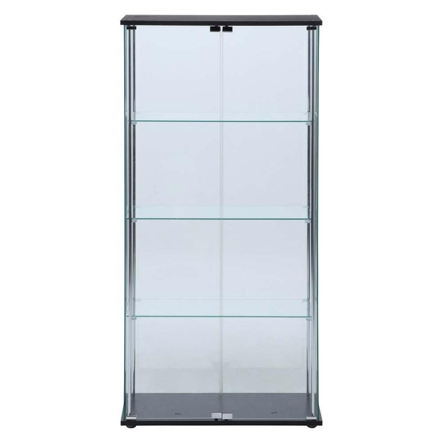 不二貿易 ガラスディスプレイケースクリア TMG-G53-1 ブラック 98882 | 不二貿易 | 02