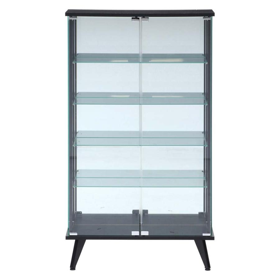 不二貿易 ガラスディスプレイラック TMG-G109 ブラック 98883 | 不二貿易 | 01