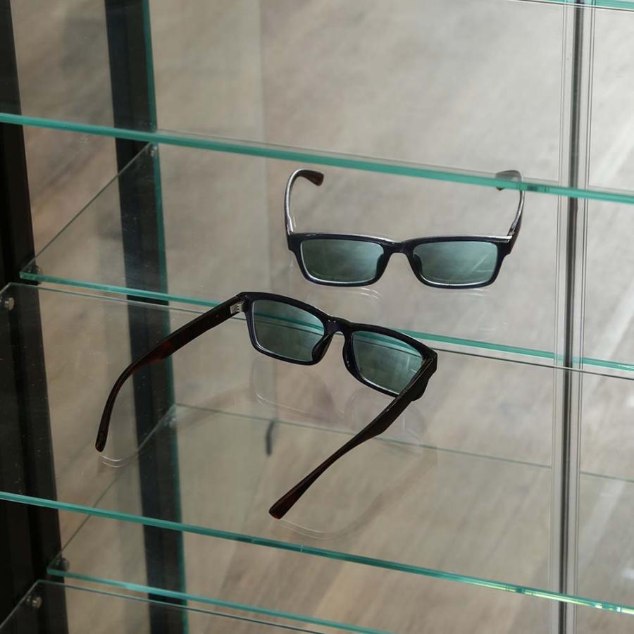 不二貿易 ガラスディスプレイラック TMG-G109 ブラック 98883 | 不二貿易 | 05