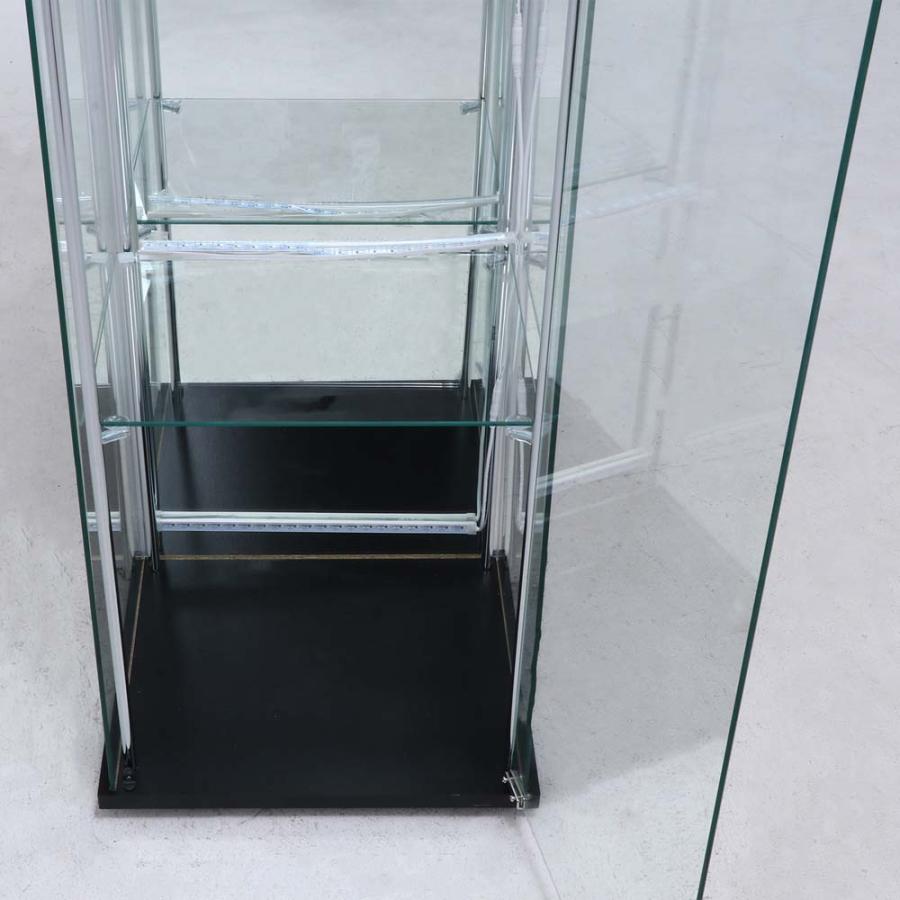 不二貿易 ガラスコレクションケース4段 背面ミラー LED 99491 | 不二貿易 | 04