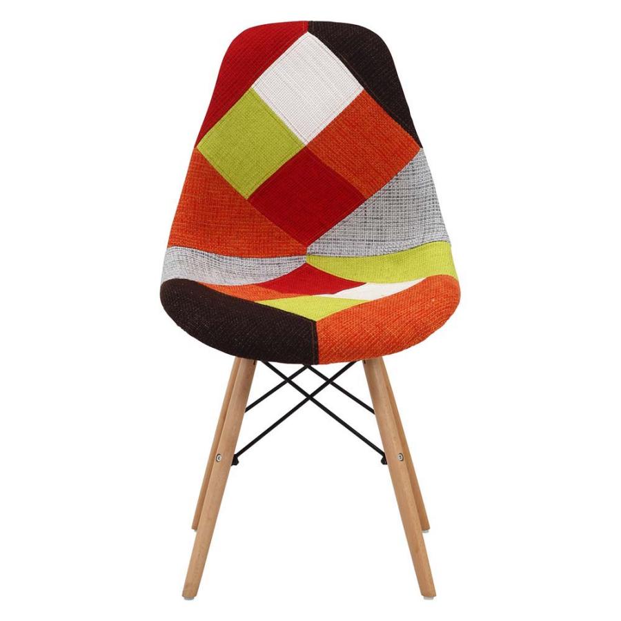 不二貿易 イームズ パッチワークシェルチェ マルチカラー レッド 70584 | 不二貿易 | 01