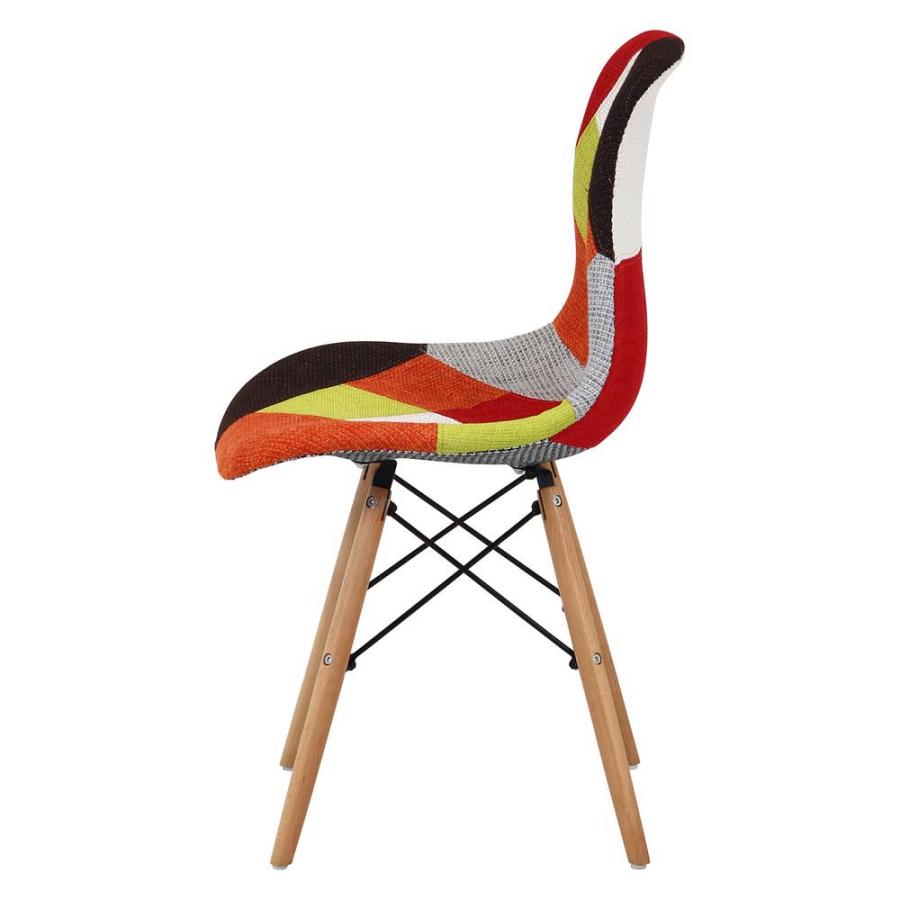 不二貿易 イームズ パッチワークシェルチェ マルチカラー レッド 70584 | 不二貿易 | 02