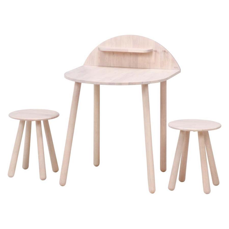 不二貿易 NS ダイニング3点セット ホワイトウォッシュ 37673 | 不二貿易