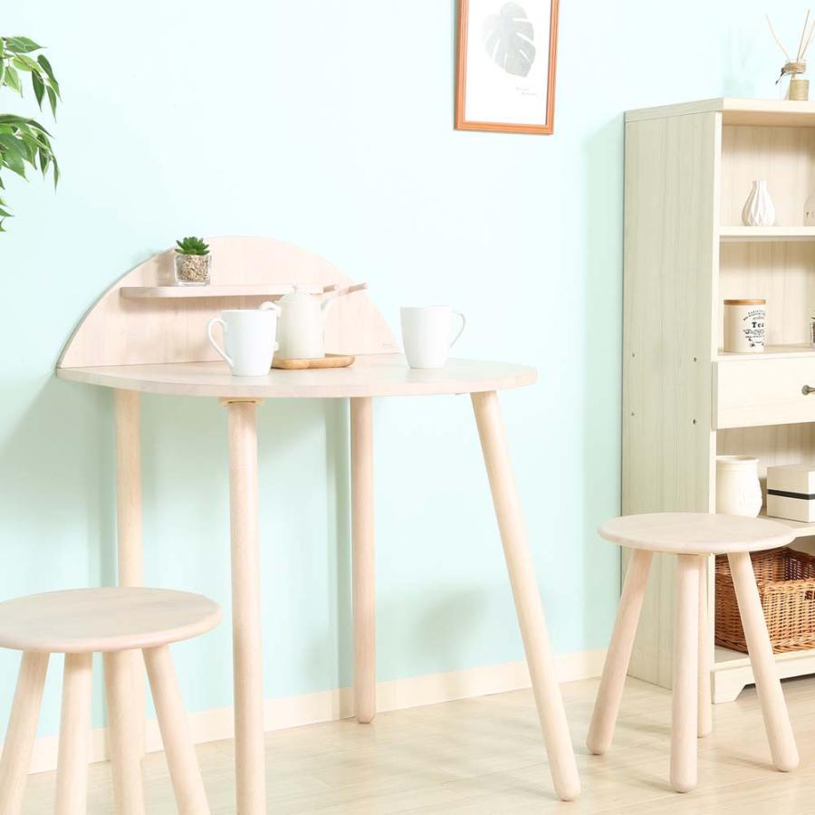 不二貿易 NS ダイニング3点セット ホワイトウォッシュ 37673 | 不二貿易 | 06