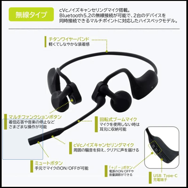 キングジム＜KING JIM＞ Call Meets(コールミーツ) 無線タイプ 耳をふさがないヘッドセット CMM10クロ | KING JIM | 06