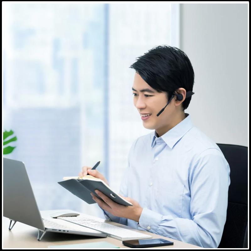 キングジム＜KING JIM＞ Call Meets(コールミーツ) 無線タイプ 耳をふさがないヘッドセット CMM10クロ | KING JIM | 09