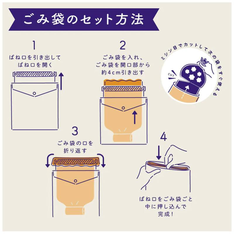 キングジム＜KING JIM＞ ホルポ(horupo) 専用ごみ袋 クロ 2本入×5セット 5702RLクロ | KING JIM | 02