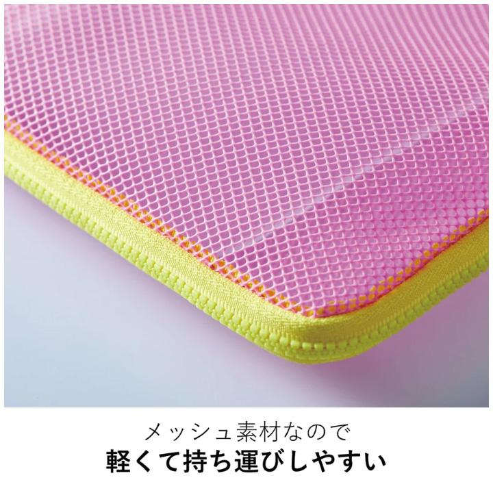 キングジム＜KING JIM＞ FLATTY(フラッティ) SHEER シアー メッシュポーチ Sサイズ ピンク No.5160 5160ヒン | KING JIM | 05