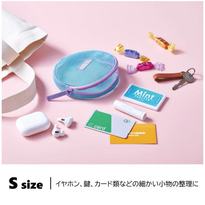 キングジム＜KING JIM＞ FLATTY(フラッティ) SHEER シアー メッシュポーチ Sサイズ ピンク No.5160 5160ヒン | KING JIM | 06