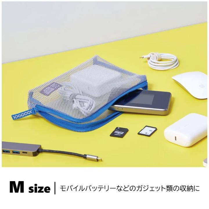 キングジム＜KING JIM＞ FLATTY(フラッティ) SHEER シアー メッシュポーチ Mサイズ ミドリ No.5164 5164ミト | KING JIM | 07