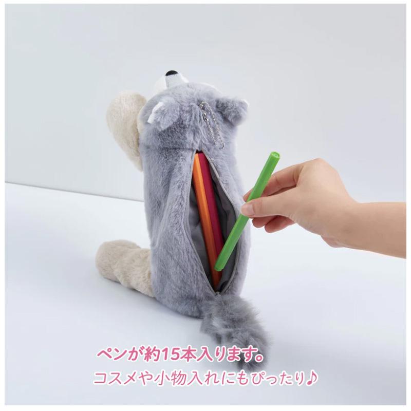 【欠品中：6月上旬入荷予定】キングジム＜KING JIM＞ ポーズー ペンポーチ オオカミ PZ2025 | KING JIM | 02