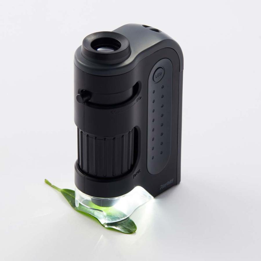レイメイ藤井 Raymay ハンディ顕微鏡 ZOOM ブラック RXT1143B | レイメイ藤井 | 01