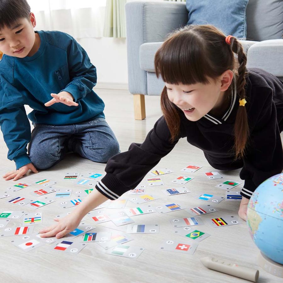 レイメイ藤井 Raymay しゃべる国旗付地球儀＆カルタ タッチミー 0YV1138 | レイメイ藤井 | 09