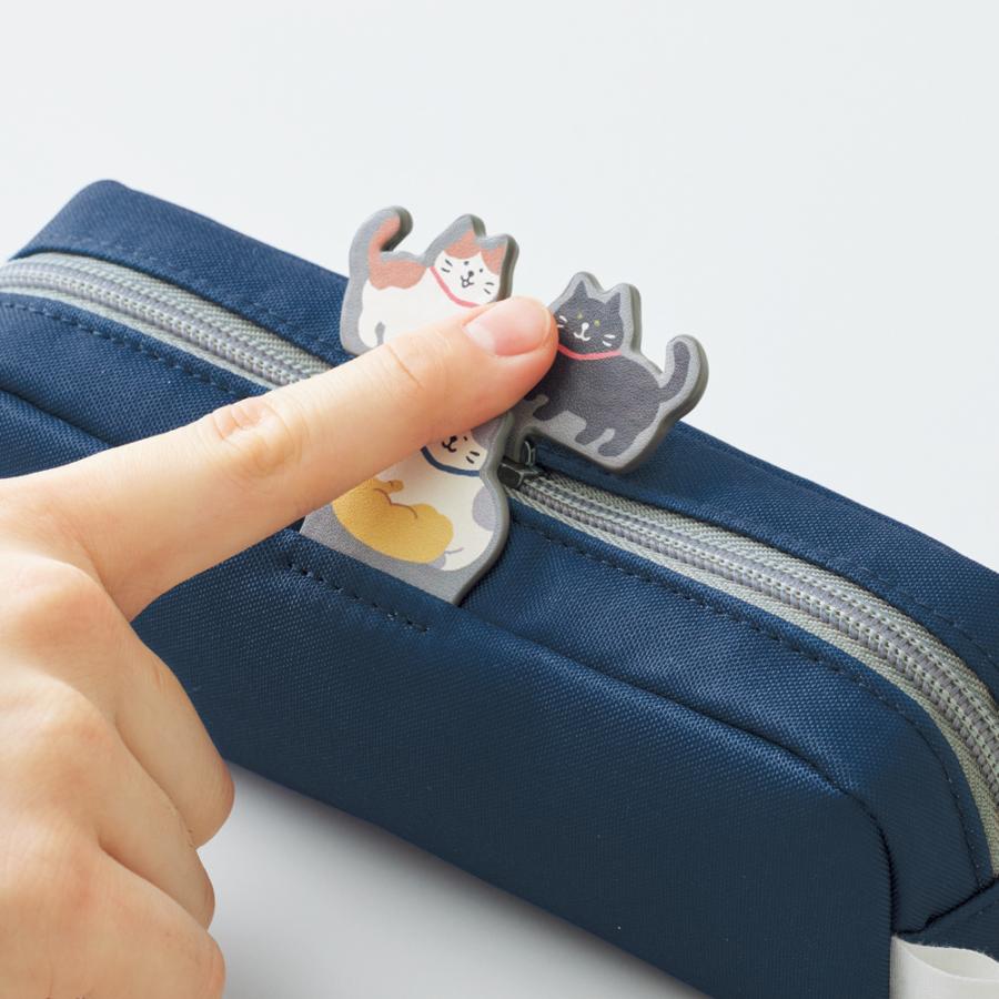 LIHIT LAB.＜リヒトラブ＞ にゃんシーン ボックスペンポーチ ビスケットベージュ A2223-16 | LIHIT LAB. | 04