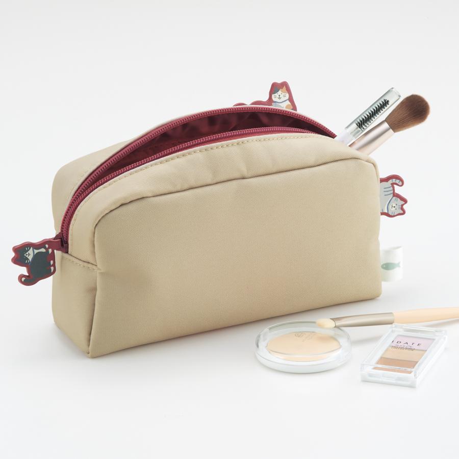 LIHIT LAB.＜リヒトラブ＞ にゃんシーン ボックスペンポーチ Ｌ インディゴブルー A2224-11 | LIHIT LAB. | 04