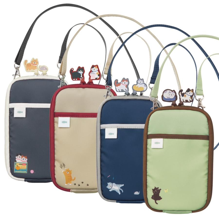 LIHIT LAB.＜リヒトラブ＞ にゃんシーン ショルダーポーチ ピスタチオグリーン A2225-7 | LIHIT LAB. | 07