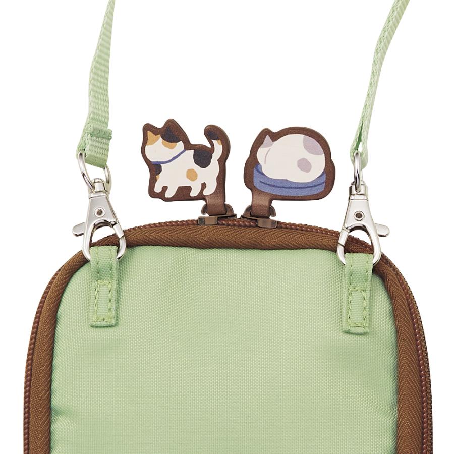 LIHIT LAB.＜リヒトラブ＞ にゃんシーン ショルダーポーチ チャコールブラック A2225-24 | LIHIT LAB. | 05