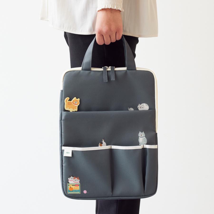 LIHIT LAB.＜リヒトラブ＞ にゃんシーン キャリングスリーブ ピスタチオグリーン A2226-7 | LIHIT LAB. | 05