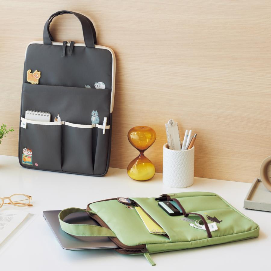 LIHIT LAB.＜リヒトラブ＞ にゃんシーン キャリングスリーブ インディゴブルー A2226-11 | LIHIT LAB. | 02