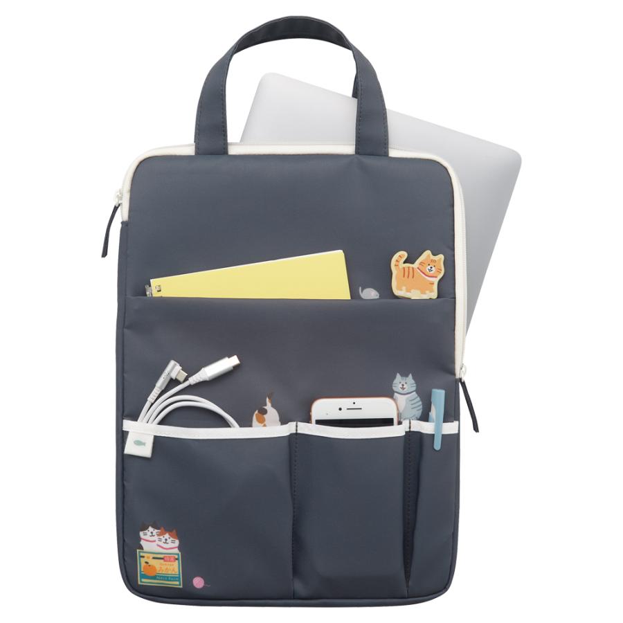 LIHIT LAB.＜リヒトラブ＞ にゃんシーン キャリングスリーブ インディゴブルー A2226-11 | LIHIT LAB. | 04