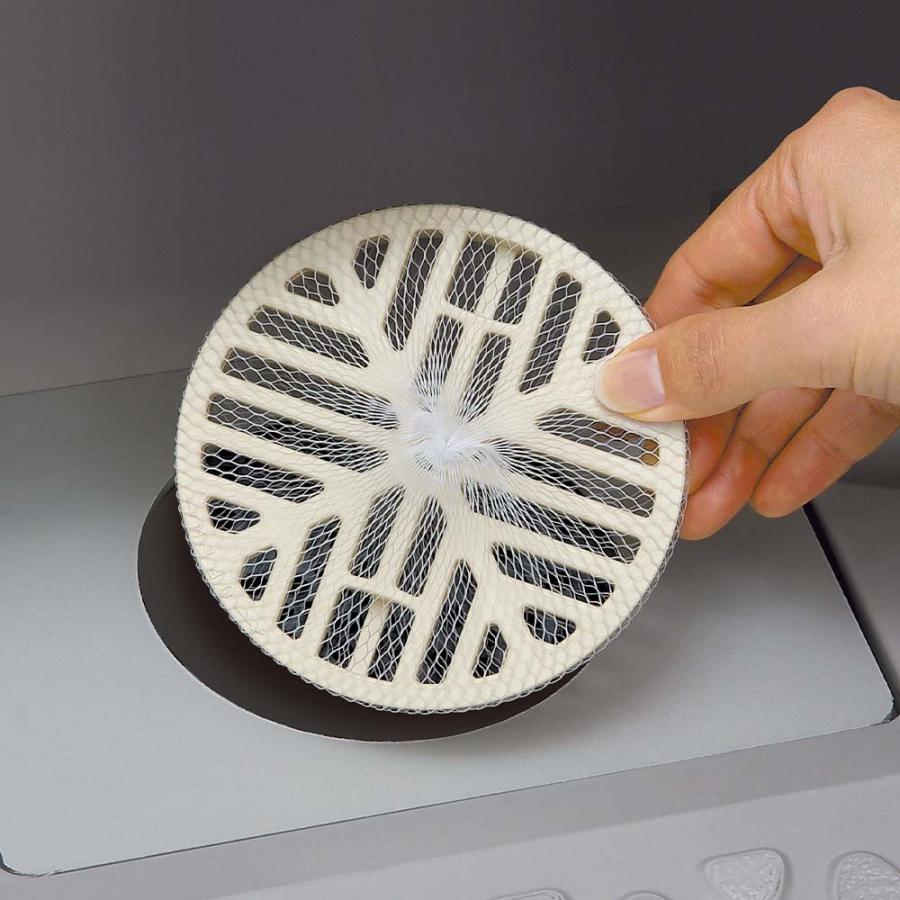 アイメディア AIMEDIA お風呂の髪の毛取りネットタイプ 抗菌プラス150枚 1009796 | アイメディア | 05