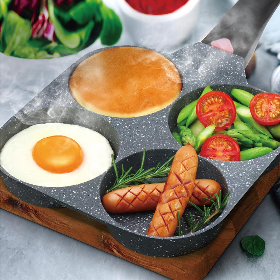 AXEL アクセル これ1つで4品同時に作れる！ IH・ガス対応 クワトロパン フッ素コーティング加工 AXL-539 | ブランド登録なし | 02