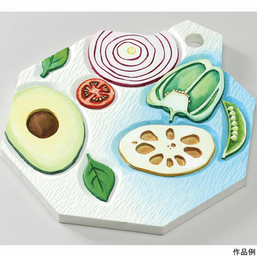 アーテック 白彫板 八角なべしき #5116 工作 図工 美術 作品 クラフト Artec | アーテック