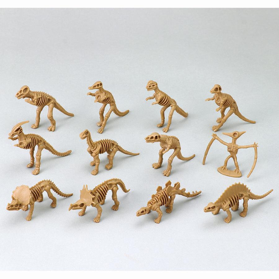 アーテック 恐竜骨格フィギュア 12体入り #11915 ジオラマ ミニチュア 模型 学習 玩具 Artec | アーテック | 12