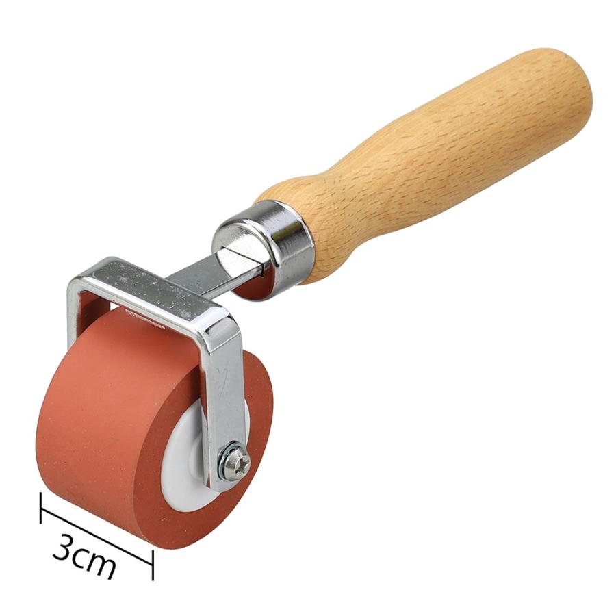 アーテック 転圧ゴムローラー 赤 φ45×30mm #21029 壁紙 テープ貼り 空気抜き 手作業 版画 Artec | アーテック | 01