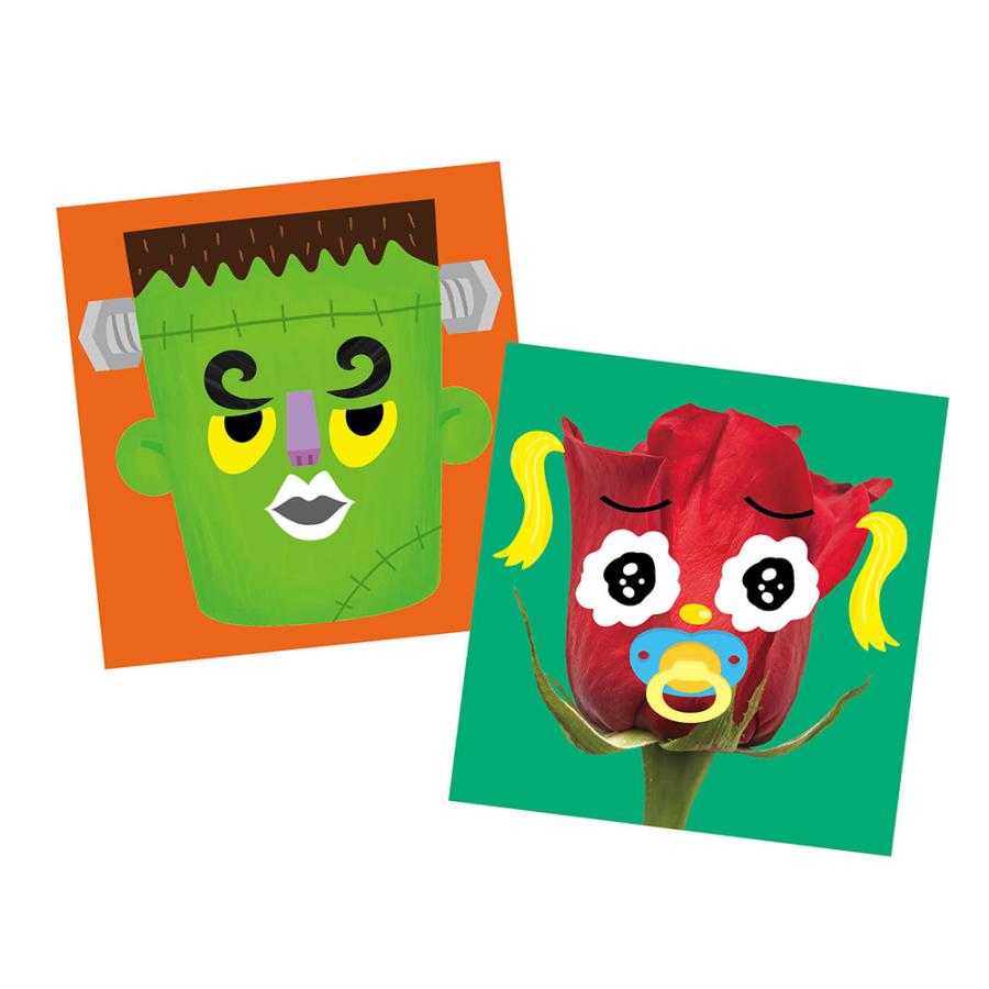 アーテック かおシールブック 3冊セット #21165 福笑い シール遊び 貼ってはがせる Artec | アーテック | 10