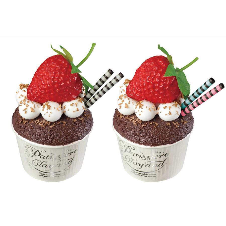 【欠品中：納期未定 入荷次第発送】アーテック チョコベイクで作るいちごのカップケーキ キット #50852 粘土 作品 クラフト 工作 手作り Artec | アーテック | 01