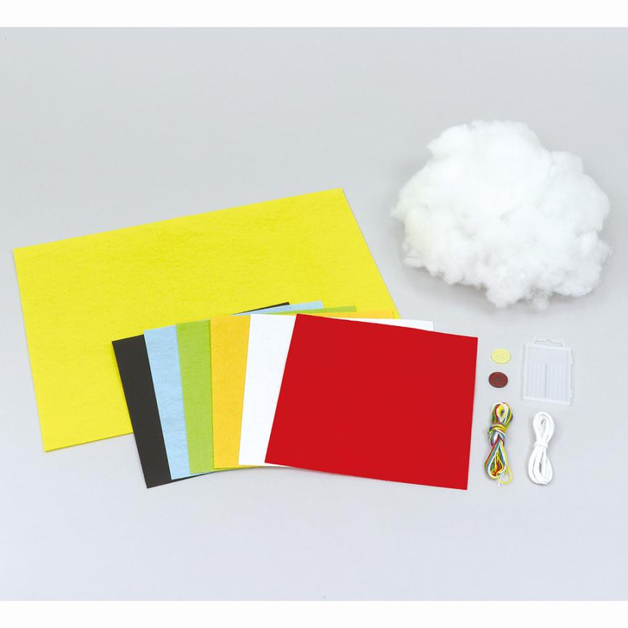 アーテック フェルトキット にぎにぎマスコットセット #50947 手作りおもちゃ 工作 図工 美術 作品 クラフト Artec | アーテック | 02