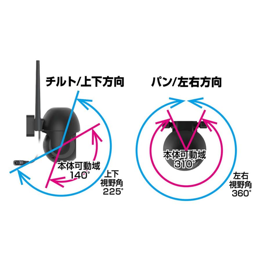 カシムラ kashimura スマートカメラ 防水/首振/高輝度 ブラック KJ-200 | ブランド登録なし | 04