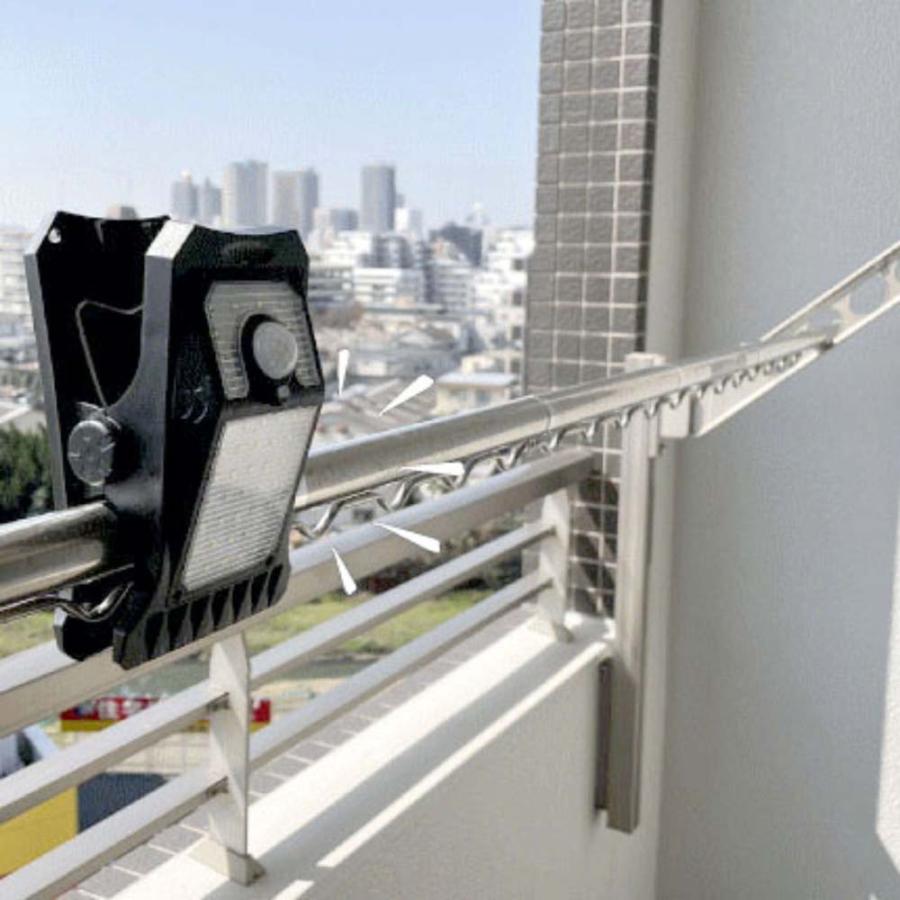 オンスクエア クリッパ クリップ式 ソーラー充電式 LEDセンサーライト OL-336B 地震 災害 防災 | ブランド登録なし | 18